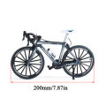 1/10 RC Simulation Bike Rack Mini Scale Bicycle Rear Rack Metal Bicycle Decorative for 1/8 1/10 RC Crawler TRX4 FCX10 SCX10. 