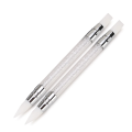 Dual-ended Silicone Sculpture Nail Art Pen Nail Art Brush Carving Mirror Glitter Powder Dotting Painting Nail Pen Manicure Tools. 
