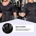 BurVogue Mens Slimming Body Shaper Seamless Compression Shirt Tummy Control Slimmer Shapewear Gynecomastia Undershirt. 
