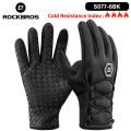 ROCKBROS Keep Warm Bicycle Gloves Winter Autumn Thermal Fleece Windproof Cycling Gloves Touch Screen Sports MTB Road Bike Gloves. 