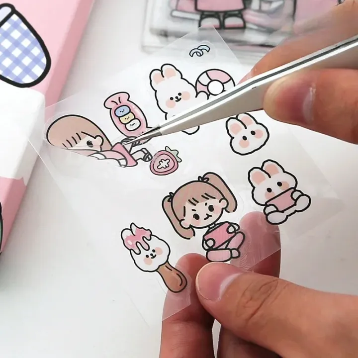 20pcsRandom%20Pet%20Sticker%20Pack%20Decorative%20Kawaii%20Album%20Stickers%20Korean%20Stationery%20DIY%20Material%20-%20Image%203