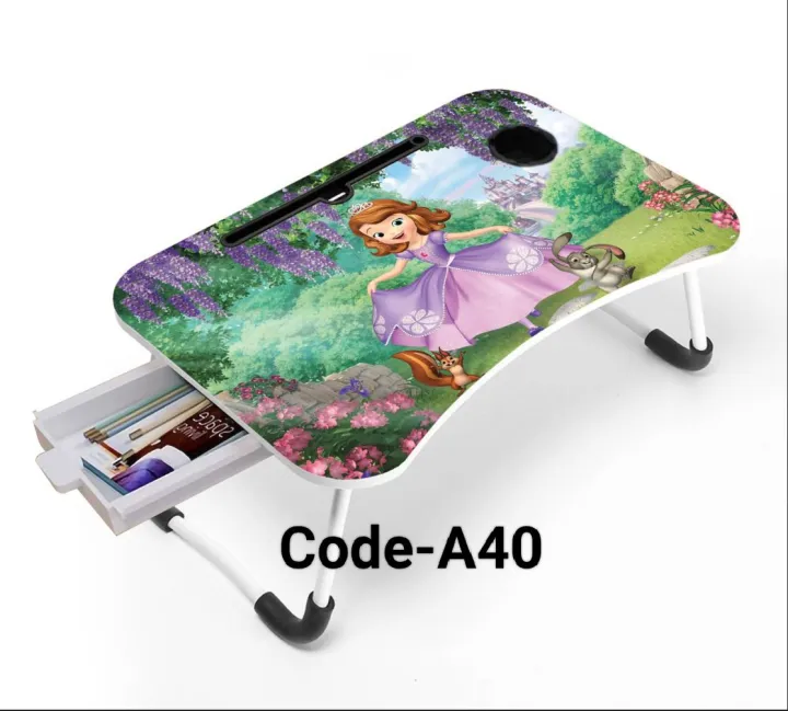 Printed%20Foldable%20Laptop%20Table%20with%20drawer%20Code-A40%20-%20Image%205