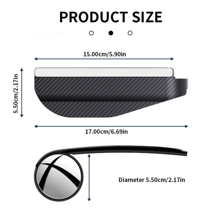 SEAMETAL%20Carbon%20Fiber%20Textured%20Car%20Rearview%20Mirrors%20All-in-One%20Rain%20Eyebrow%20Blind%20Spot%20Mirror%20Reflective%20Mirror%20And%20Rain%20Cover%20-%20Image%203