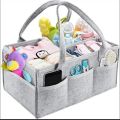 "Baby Diaper Caddy Organizer & Portable Storage Box – Multipurpose, Foldable, and Spacious, Perfect for Storing Diapers, Toys, and Baby Essentials!". 