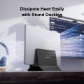 PULWTOP Vertical USB C Docking Station With M2 SSD Enclosure HDMI RJ45 PD For MacBook Pro Air Laptop Devices. 
