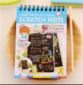 Rainbow Scratch Paper Note Pad Magic Doodle Notebook
 02 sets. 
