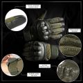 Super Fiber Men's Tactical Gloves Protection Shell Men Women Riding Hard Knuckle Full Finger Touch Screen Motorcycle Gloves. 