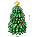 120CM Christmas Tree Standing Balloon Xmas Holiday 4D Inflatable Green Foil Balloons Set 2024 New Year Party Decoration. 