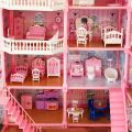 Dollhouse Furniture Set Accessories Mini Bedroom Livingroom Bathroom Kitchen Dollhouse Miniature Pretend Play Family Toys.