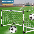 Football Sports Toys Game, Children's Foldable Football Goal with Pump and Ball Outdoor Lawn Soccer Training  for Kids. 