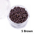 1000pcs/500pcs  Nano Silicone Micro Link Hair Extension Beads, 3mm - Comfortable & Secure for All Hair Types. 