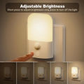 1/2/4 Pack Plug-in LED Night Light with Motion Sensor, Adjustable Brightness, Smart Night Lights Plug Into Wall Sensor, 2700K lightify. 