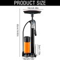 Hand Air Pump With Gauge Standard Size 16",For Cycle,Byke,Car,Toys, Football,Waliboll, Etc. 