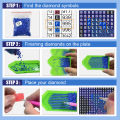 5D DIY Diamond Painting Tulip Flower Full Round Diamond Mosaic Embroidery Cross Stitch Kit Home Decoration Art Hobbies .