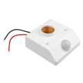 LED AC220V 110V 85-265V Automatic Human Body Infrared PIR Sensor Bulb Light E27 Base PIR Motion Detector Wall Lamp Holder Socket. 