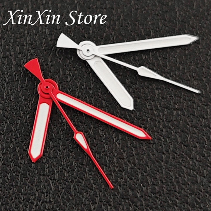 Red Hand C3 Green Luminous Watches Pointer NH35 Diving Hands Suitable for NH34 NH35 NH36 NH38 NH70 Movement Watches Needles