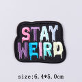 Punk Series Patch Iron On Patches For Clothing Thermoadhesive Patches On Clothes Horror Eyes Embroidery Patch DIY Sewing Patch.