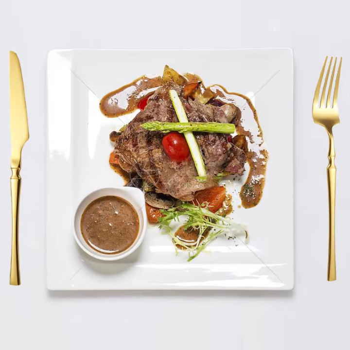 12/24/36pcs%20Stainless%20Steel%20Tableware%20Set,%20Including%20Knife%20and%20Fork,%20Luxurious%20Gold%20Waist,%20Suitable%20for%20Holiday%20Restaurants.%20-%20Image%204