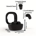SK19 - Invisible Mini Headphones, Wireless Bluetooth Compatible, Long Battery Life, Microscopic Compact Hidden Ear Tips.