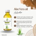 Organic Aloe Vera Oil 60 ml - For hair growth - Aloevera Oil - Rogan e ghegwar - Alovera oil - Nashpati Organics. 