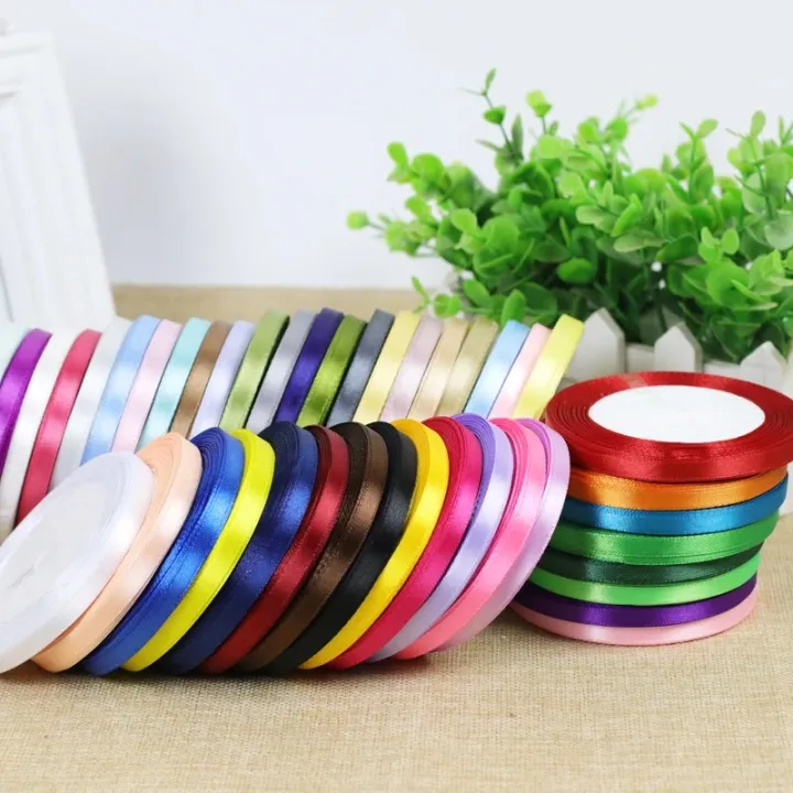 25%20Yards%206%20Mm%20Silk%20Satin%20Ribbons%20for%20Crafts%20Bow%20Handmade%20Accessories%20for%20Clothing%20Accessories%20and%20Hats%20DJIY%20-%20Image%203