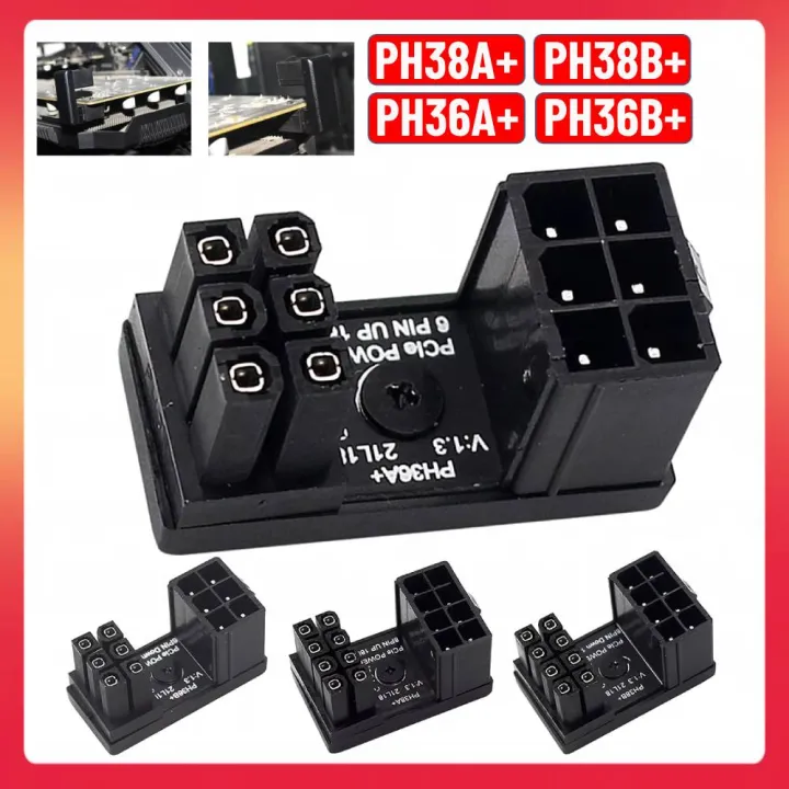 Gpu Module Power Connector Power Adapter Board 8 Pin GPU Power Connector 6 Pin GPU PCIe 180 Degree ...