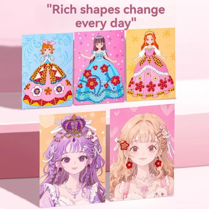 DIY%20Paper%20Art%20Craft%20Kits-3%20in%201%20Princess%20Makeup%20Kit%20with%20Diamond%20Painting%20Kits%20and%20Princess%20Dress%20Up%20Sticker%20Book%20Gifts%20for%20Girl%20-%20Image%204