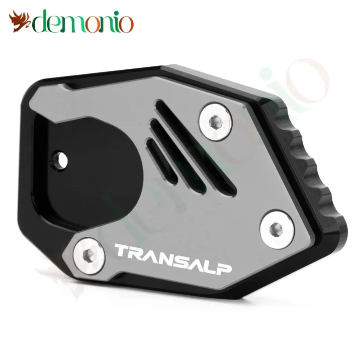 Motorcycle%20Accessories%20For%20HONDA%20XLV%20600%20650%20700%20TRANSALP%20CNC%20Aluminum%20Side%20Stand%20Extension%20Kickstand%20Pad%20Support%20Plate%20Enlarge%20-%20Image%207