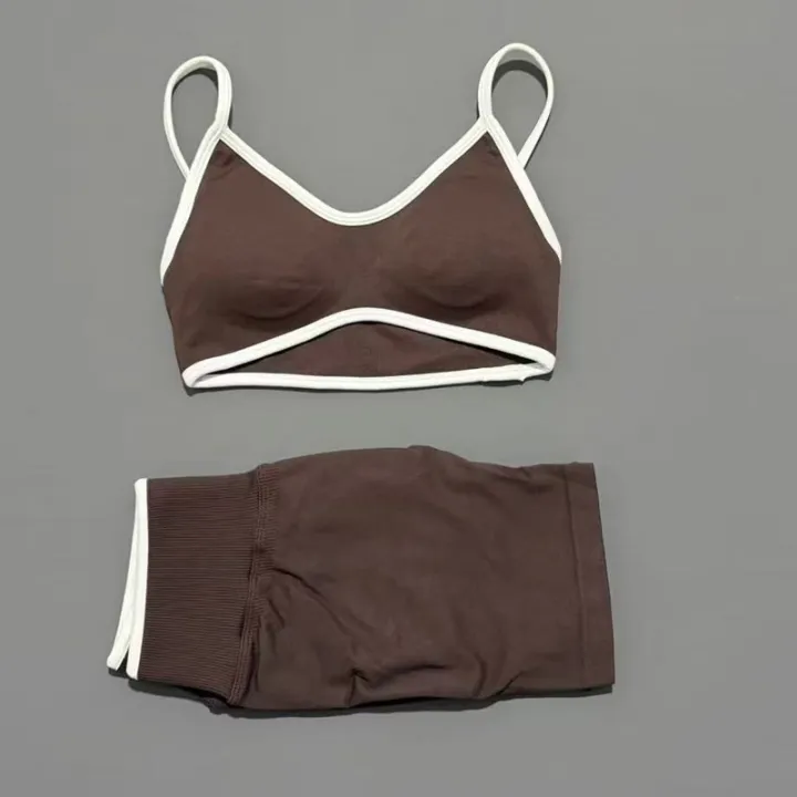 2Pcs%20HISTELLO%20Ignite%20Sculpt%20Sports%20Set%20Naked%20Feel%20Tummy%20Control%20Cross%20Bra%20Scrunch%20Hip%20Lifting%20Yoga%20Pilates%20Running%20Fitness%20Sets%20-%20Image%205