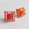 TTC golden red V3 linear switch good quality lightweight easy press no finger pain. 