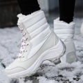 Women Boots Waterproof Heels Boots For Winter 2023 Tren Platform Ankle Boots Keep Warm Snow Shoes Plush Outdoor Short Boots. 