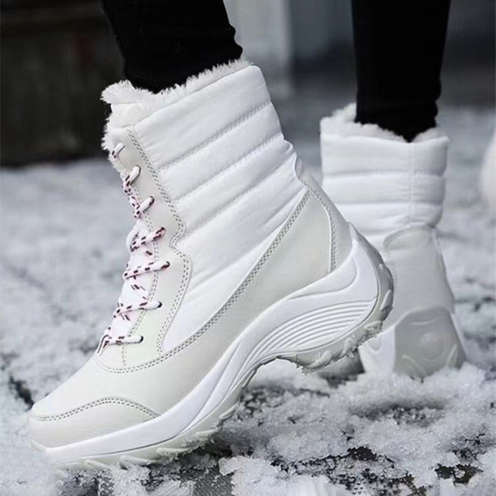 Women%20Boots%20Waterproof%20Heels%20Boots%20For%20Winter%202023%20Tren%20Platform%20Ankle%20Boots%20Keep%20Warm%20Snow%20Shoes%20Plush%20Outdoor%20Short%20Boots%20-%20Image%206