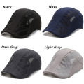 Summer Mens Sports Sun Hats Breathable Mesh Quick-drying Visor Caps Outdoor Gorro Hombre Boina Golf Hat Fashion Solid Flat Cap.