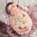 1pcs Pink Elephant Baby Birth Announcement Board Wooden Sign with Black Marker for Newborn Photo Prop Customizable Baby Keepsake. 