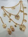 New Gold Style Dhuri in 3 Lari, Dhuri Set. 