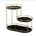 Makeup Storage Rack, Cosmetic Storage Shelf, Makeup Organizer, Dressing Table, Makeup and Perfume Organizer, 3 round Floors 1 round floor. 