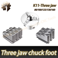 Lathe Chuck Spare Part Soft Jaws Internal Jaw And External Jaw 3 Jaw Chuck K11 SANOU Chuck Jaws For K11 80MM 100MM 125MM 160MM.