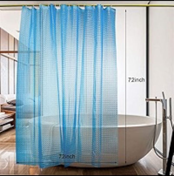 Elegant%20Waterproof%20Shower%20Screen%20With%2012%20Rings%20-%20Elevate%20Bathroom%20With%20Modern%20Accessory%20-%20Part%20Of%20Our%20High-Quality%20Bathroom%20Collection%20-%20Image%202