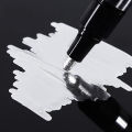 1pc Golden Silver Crome Marker Paint  Metallic Marker Pen Metal Waterproof Permanent Paint Marker Pens Oil Based for DIY Epoxy Resin Molds Arts Crafts Painting Calligraphy. 