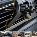 Upgrade Car Phone Holder Clips 17mm Ball Head Car Air Vent Clip Mount Car Air Outlet Hook Clamp for Magnet Mobile Phone Support.