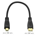 Micro HDMI Mini HDMI-compatible To Micro HDMI-compatible Connection Cable HD Video Mini HD Conversion Cable 0.3m 1m 1.8m.