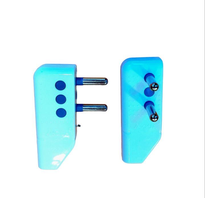 Heavy Durable 2-Pin Plugs - Set of 6, Slim and Adjustable in Both Directions