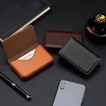 Business Card Package Creative Business Card Box Card Box Full Wrapping PU Business Card Box Magnetic Card Holder.