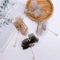 Korean Elegant Mesh Bow Hair Cacher For Women Large Grab Clips Hair Accessories. 