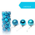 24pcs 3cm Glitter Christmas Ball Ornament Hanging Bauble Ball Gold Pink Champagne Christmas Tree Decorations New Year . 