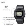 3PACK Nano Explosion-proof Screen Protector For DW5600 DW5610 Sport Watch HD Clear Anti-Scratch LCD Film DW5600 DW5610. 