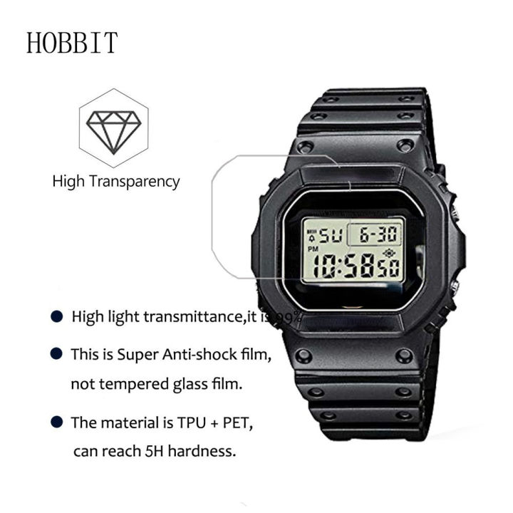 3PACK%20Nano%20Explosion-proof%20Screen%20Protector%20For%20DW5600%20DW5610%20Sport%20Watch%20HD%20Clear%20Anti-Scratch%20LCD%20Film%20DW5600%20DW5610%20-%20Image%205