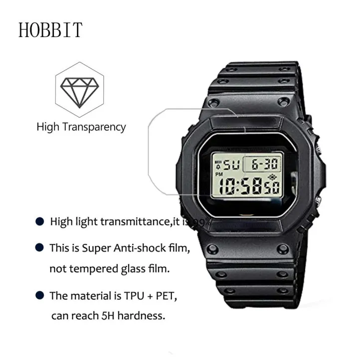 3PACK%20Nano%20Explosion-proof%20Screen%20Protector%20For%20DW5600%20DW5610%20Sport%20Watch%20HD%20Clear%20Anti-Scratch%20LCD%20Film%20DW5600%20DW5610%20-%20Image%205