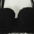 Black Color Cotton Foam Bra with Wire For Women.