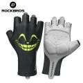 ROCKBROS Bicycle Half Finger Gloves Shockproof Anti-Slip Gloves MTB Road Bike Shorts Gloves Breathable Cycling Equipment. 